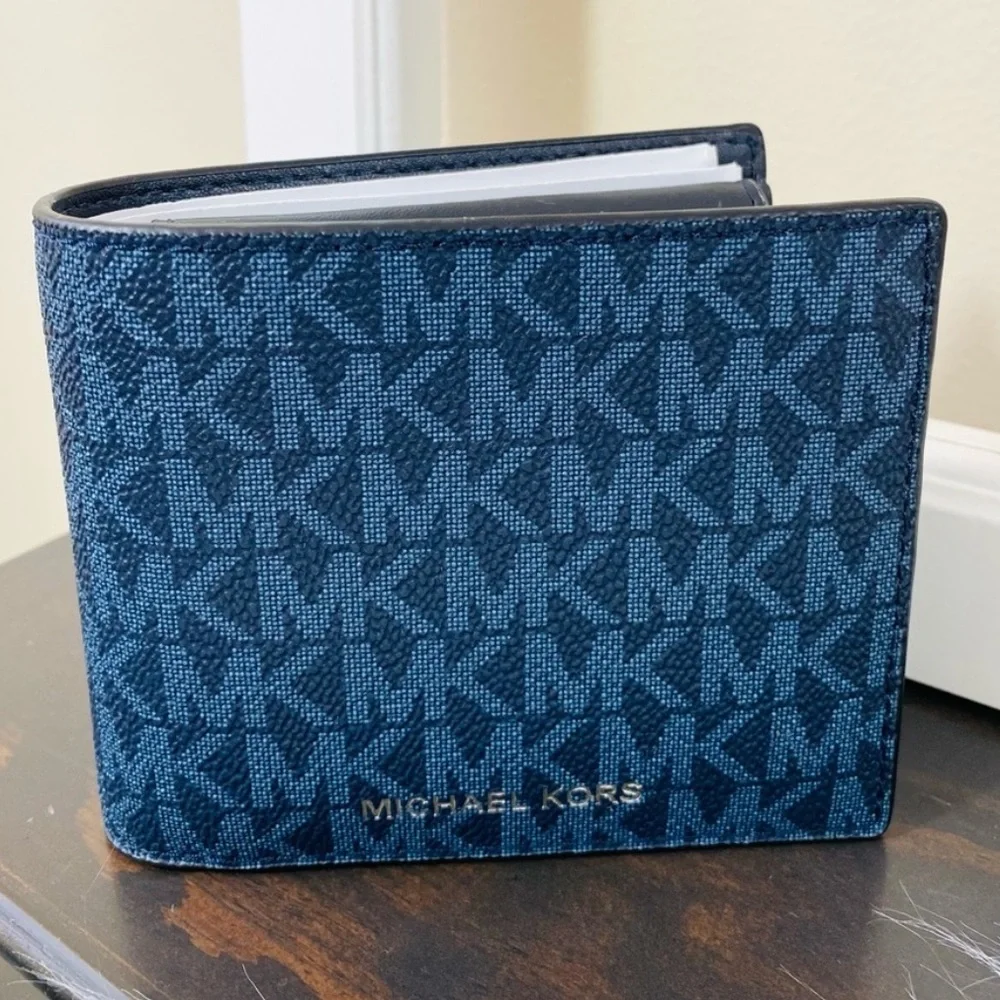 Michael Kors Cooper Billfold Men’s Wallet w/Coin Pocket - Picture 3 of 15